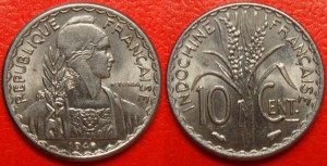 Đồng bạc Đông Dương đúc năm 1940