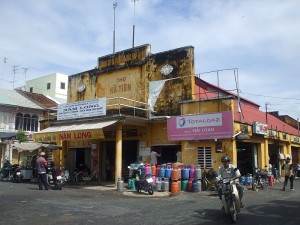 Chợ Hà Tiên khi chưa bị phá bỏ