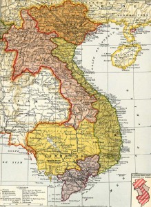 Bản đồ Liên bang Đông Dương