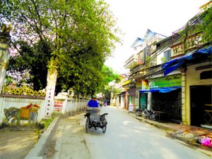 Một góc làng Tả Thanh Oai ngày nay